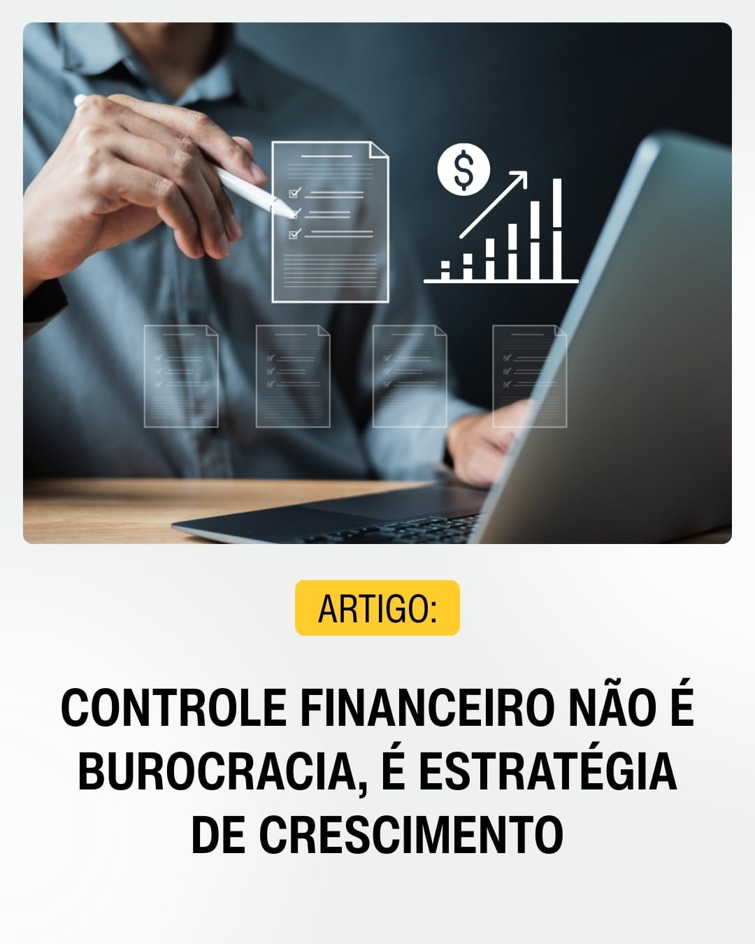 Finanças organizadas na empresa